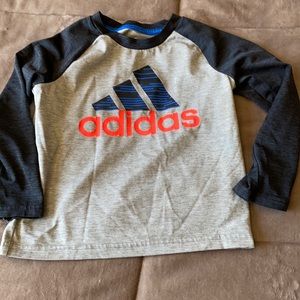 Boys Adidas long Sleeve athletic top